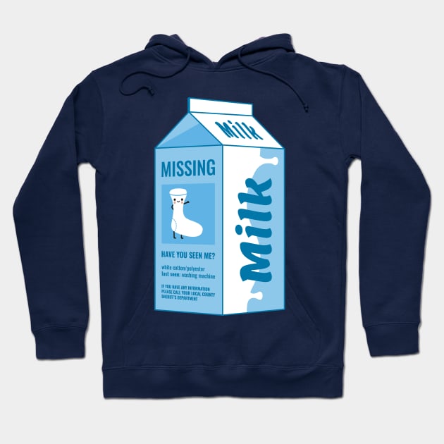 Missing Sock Hoodie by ShirtBricks